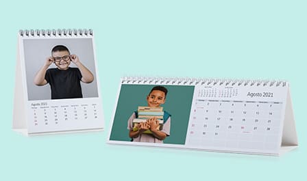 Calendário de mesa